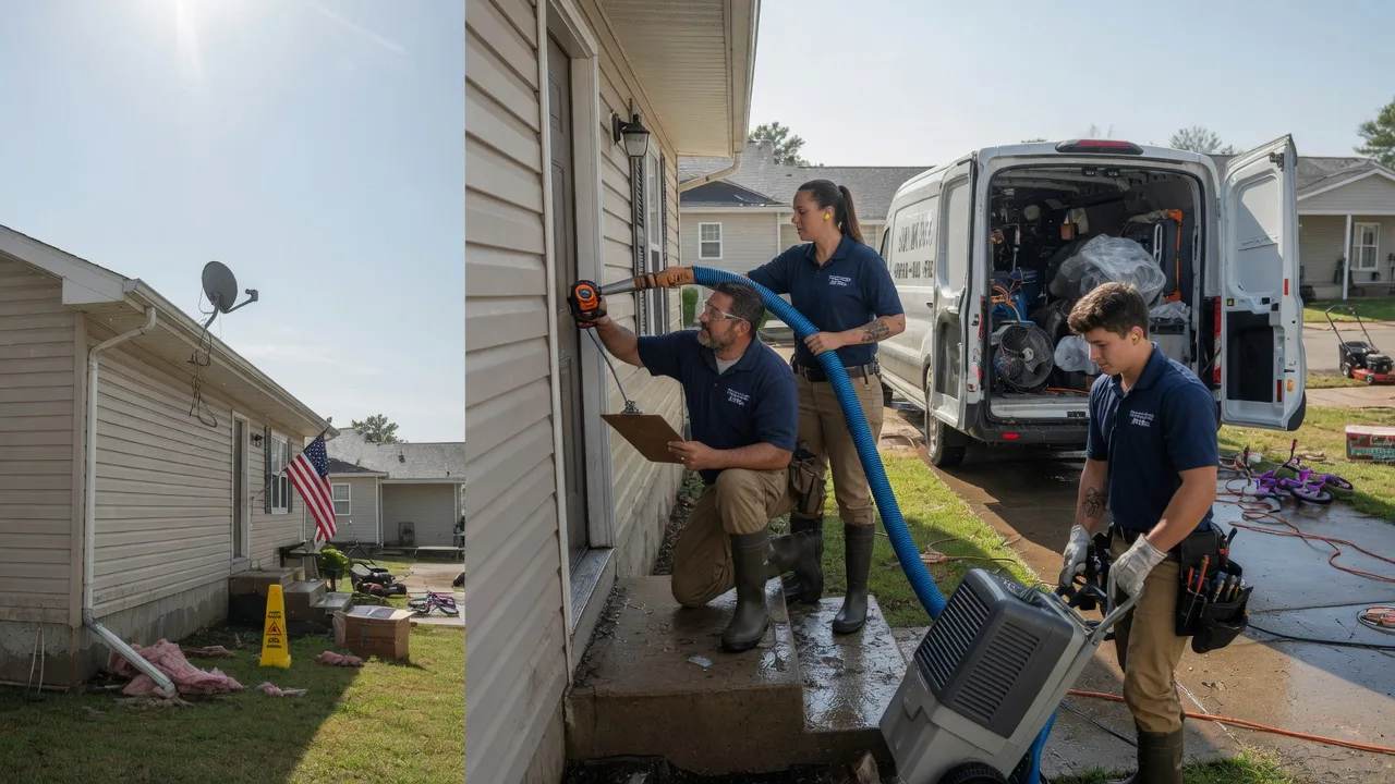 Ceiling Water Damage Restoration in Ellis, KS near me